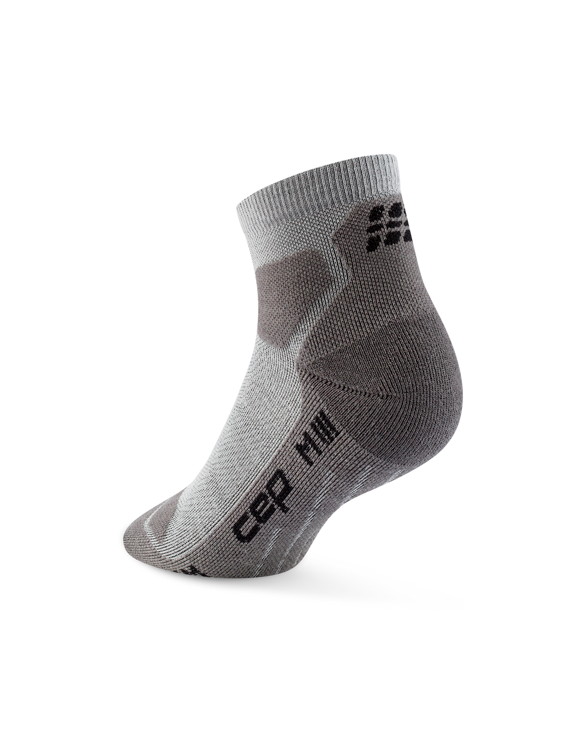 Hiking Light Cushion Low Cut Socks, Grey/Dark Grey