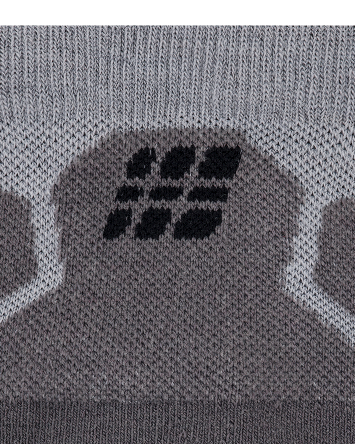 Hiking Light Cushion Low Cut Socks, Grey/Dark Grey, close-up detail