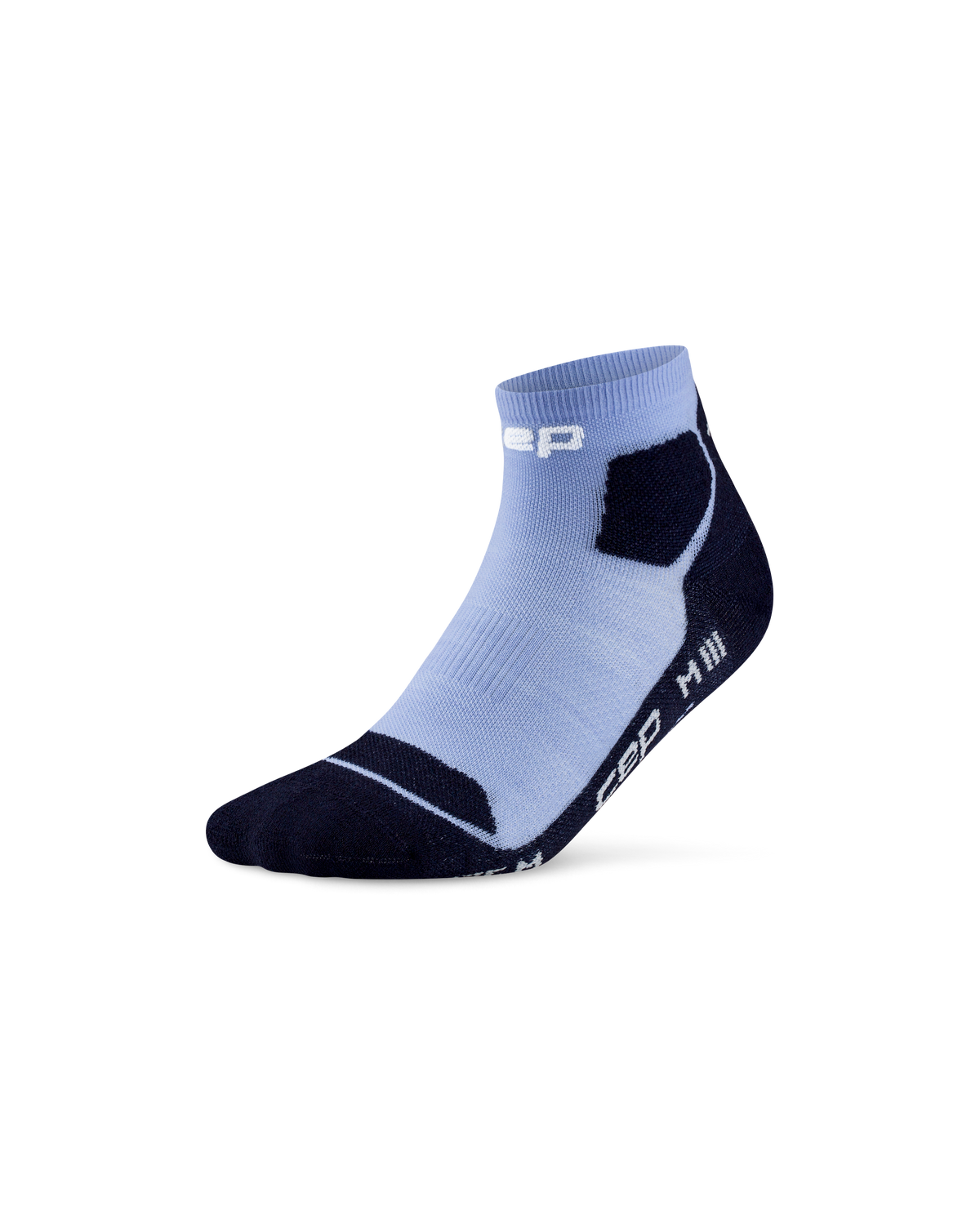 Hiking Light Cushion Low Cut Socks, Light Blue/Dark Blue