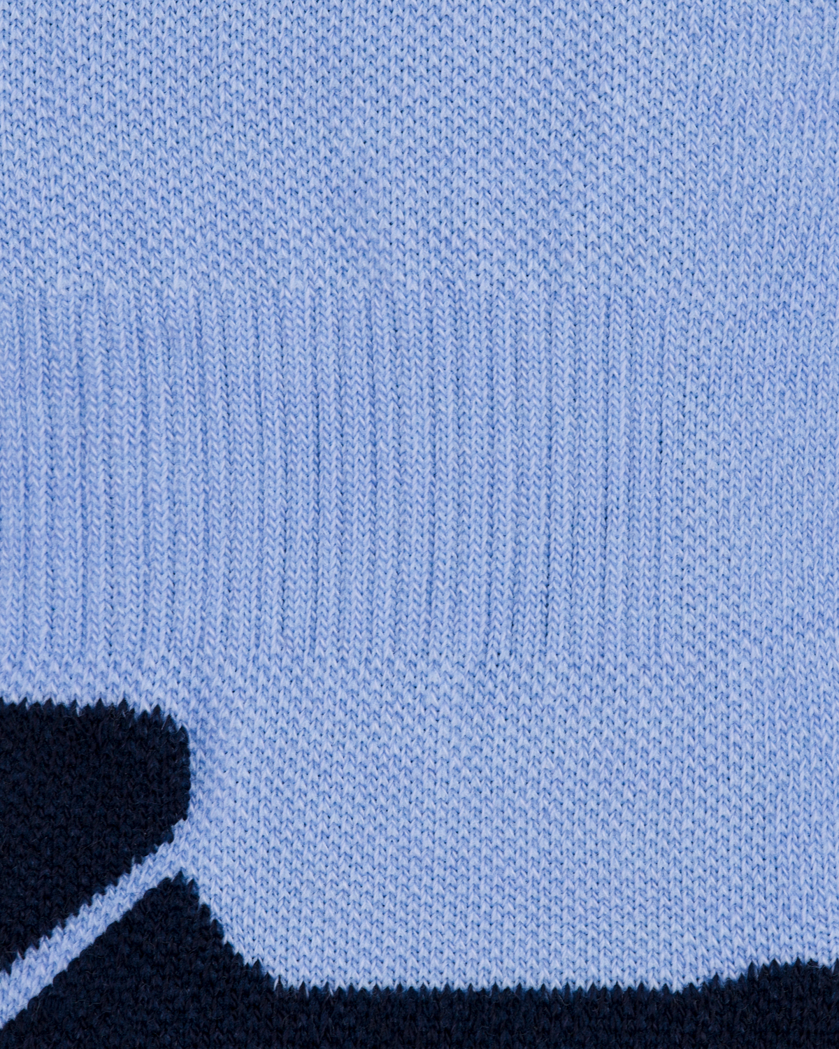 Hiking Light Cushion Low Cut Socks, Light Blue/Dark Blue, close-up detail