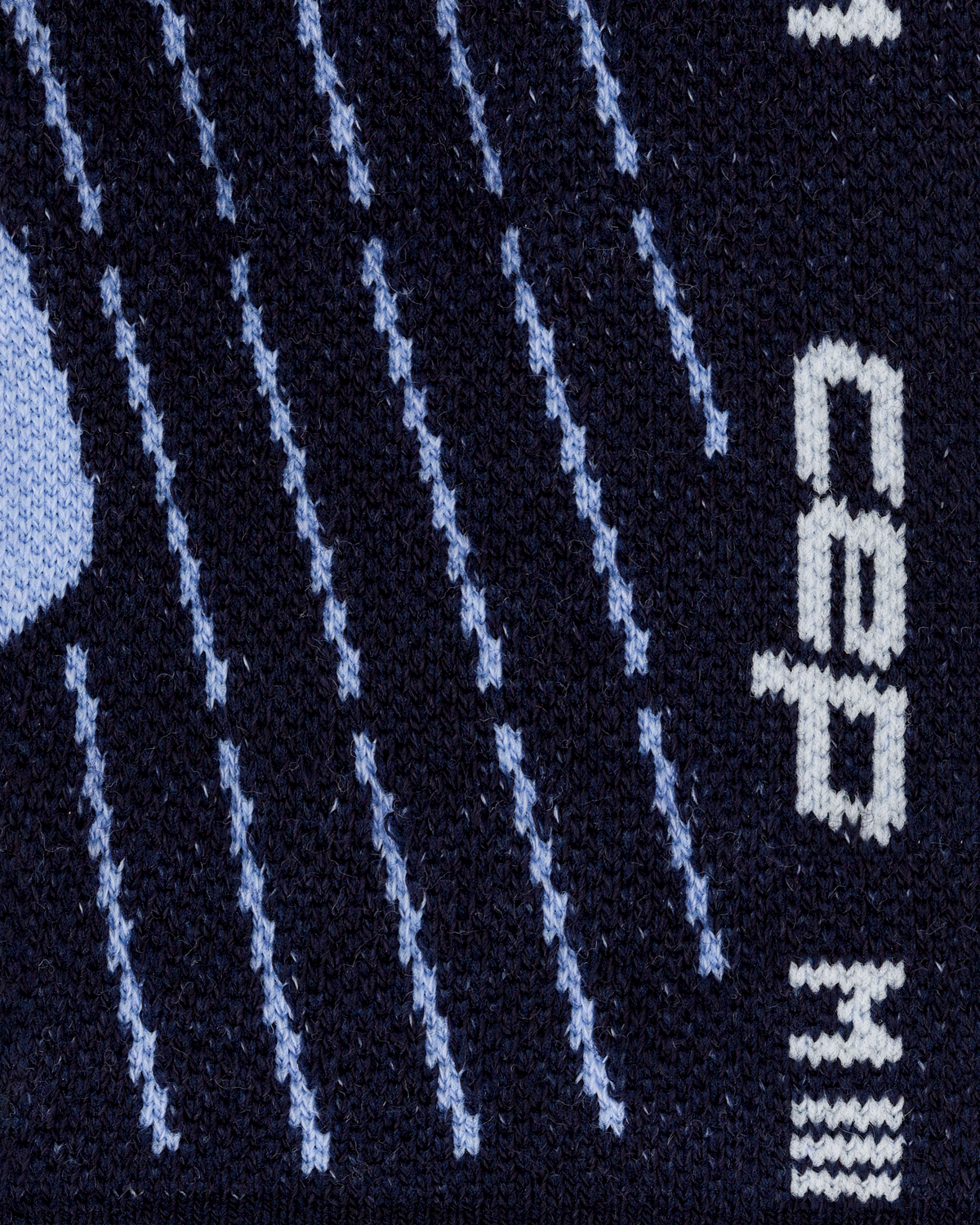 Hiking Light Cushion Low Cut Socks, Light Blue/Dark Blue, close-up detail