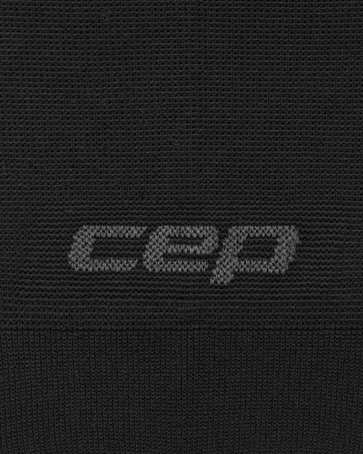 Light Support Knee Sleeve, Black, close-up detail