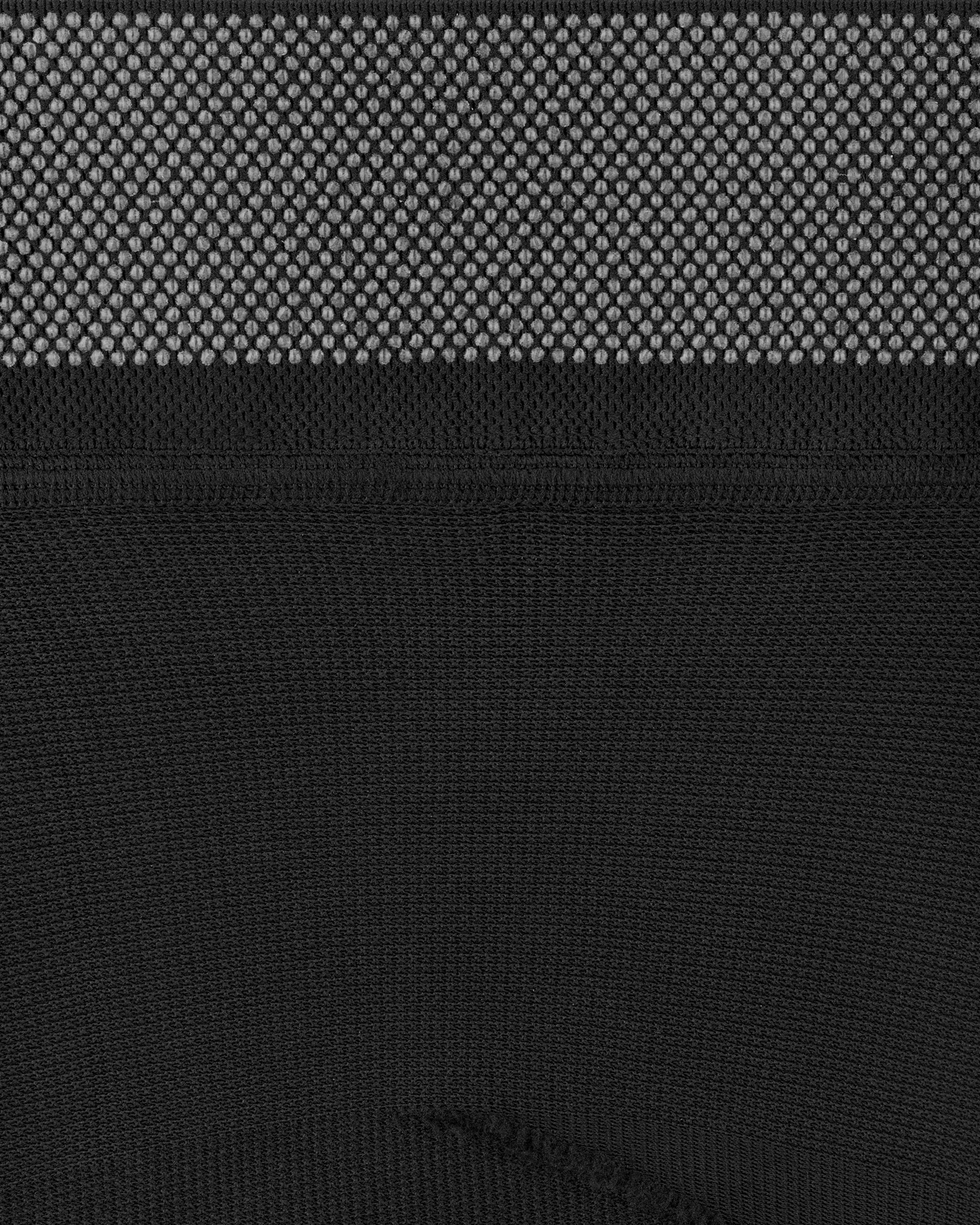 Light Support Knee Sleeve, Black, close-up detail