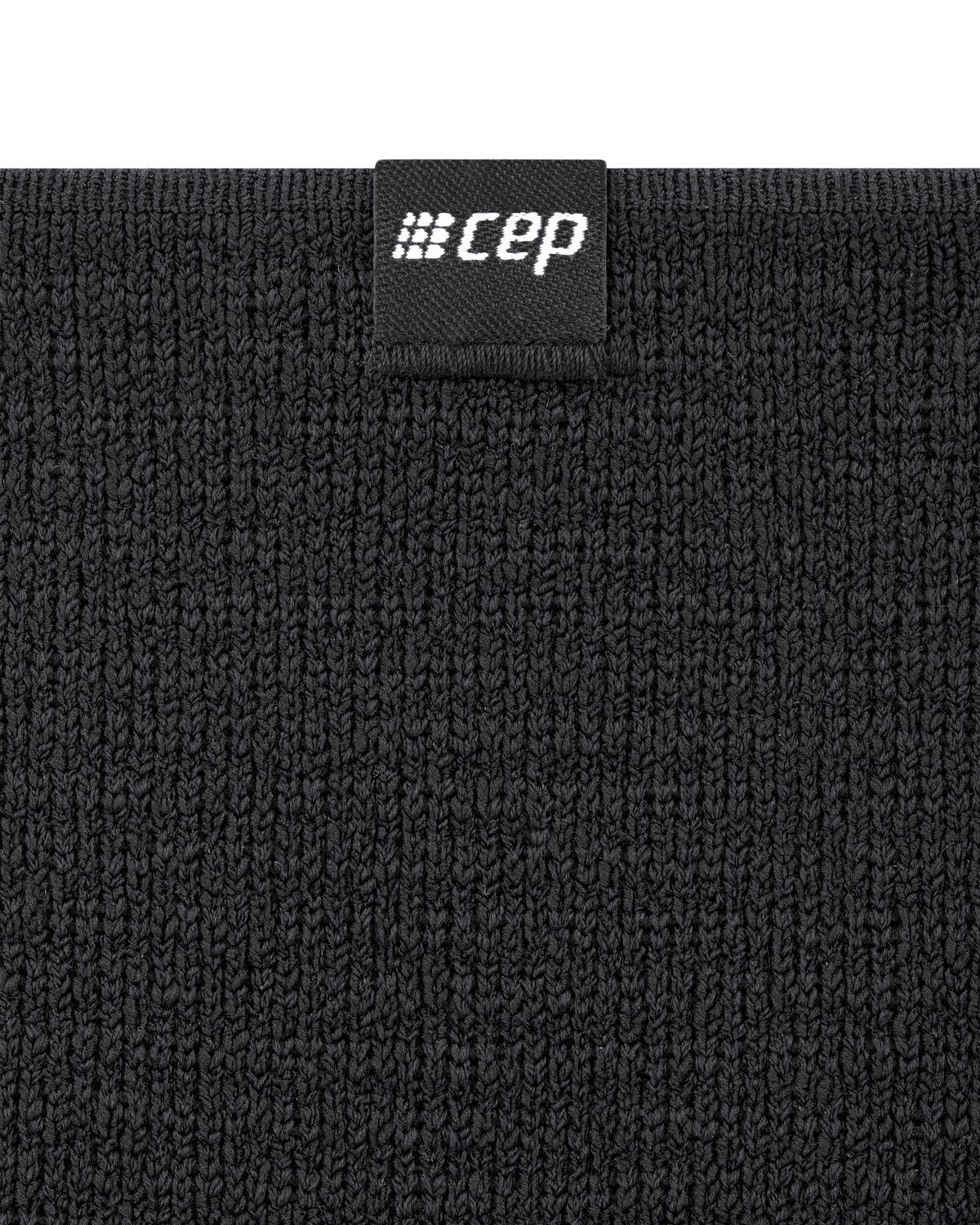 Max Support Achilles Sleeve, Black, close-up detail