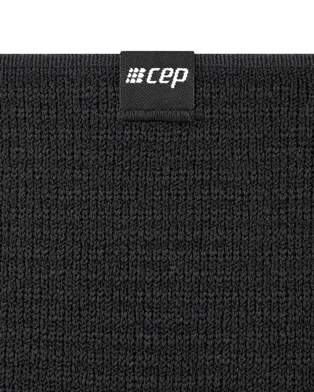 Max Support Ankle Sleeve, Black, close-up detail