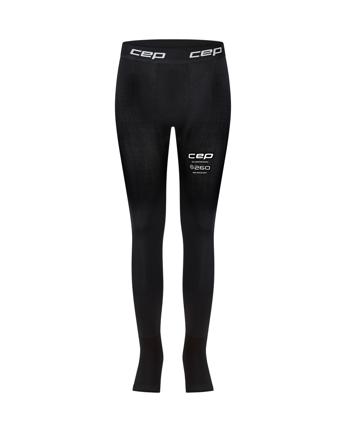 Pro Recovery Compression Open Toe Tights, Men, Black
