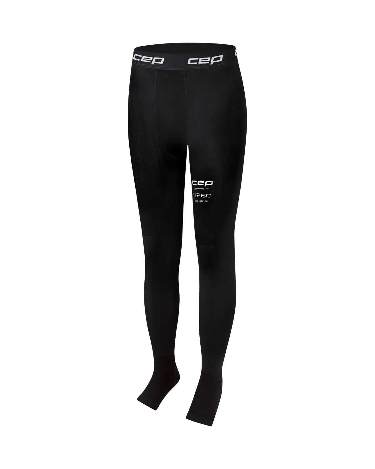 Pro Recovery Compression Open Toe Tights, Men, Black