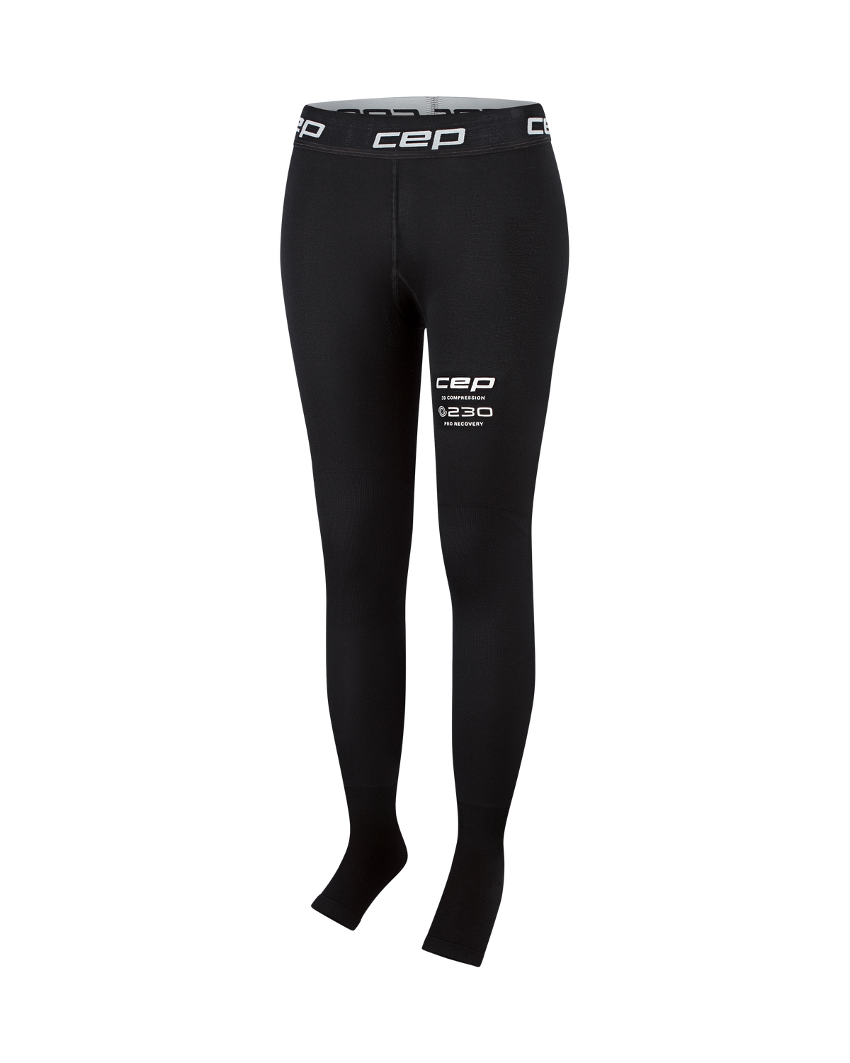 Pro Recovery Compression Open Toe Tights, Women, Black