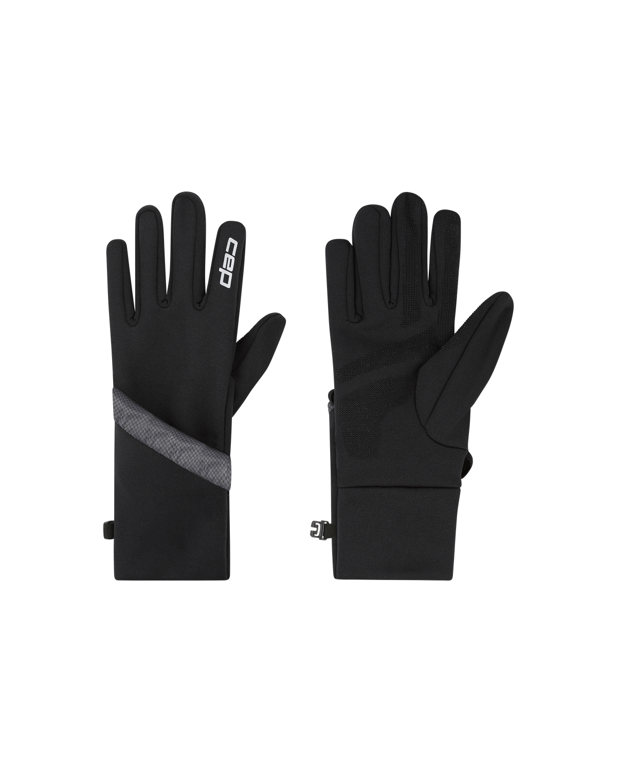 Pro Run 2-in-1 Gloves, Black