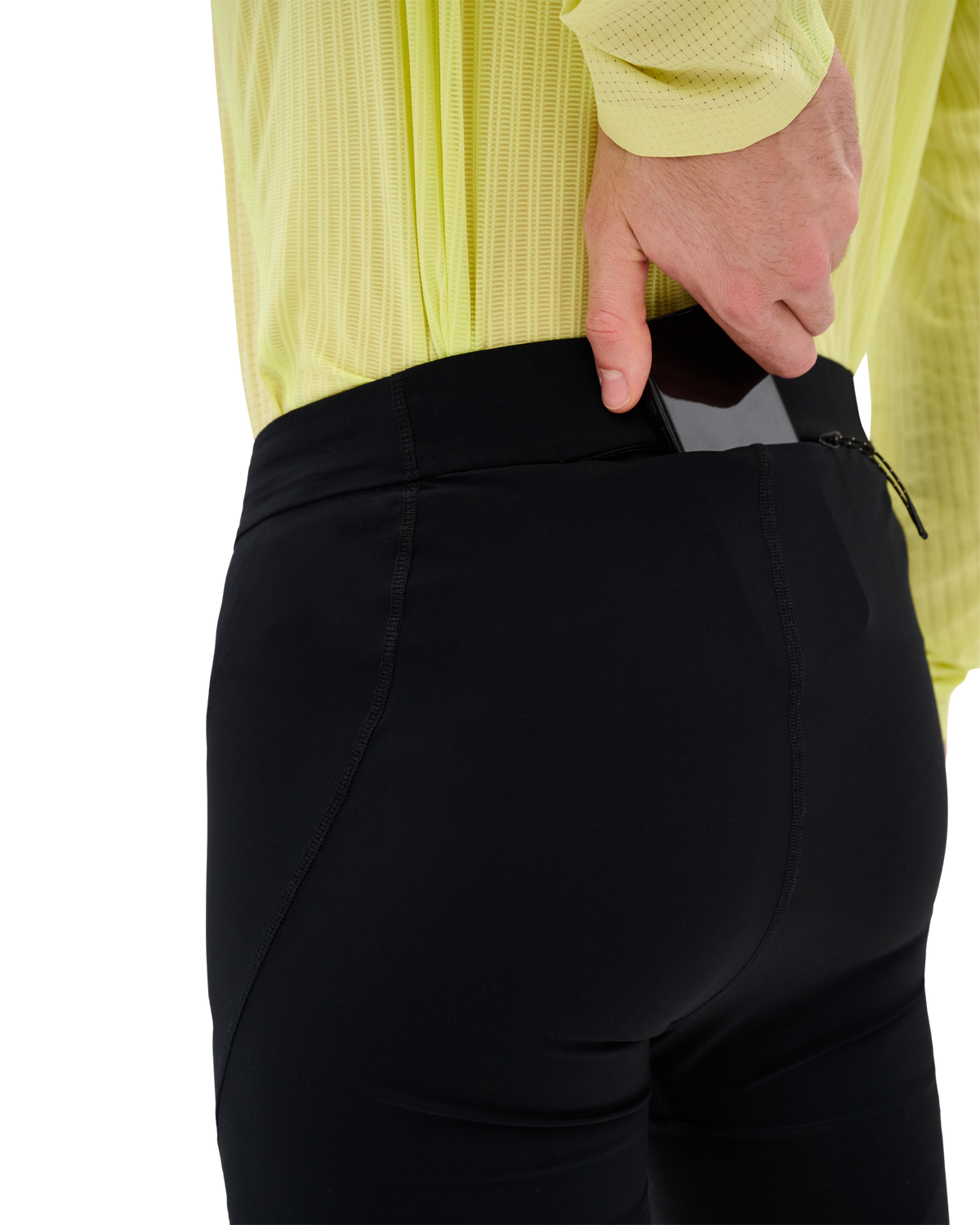 Pro Run 3D Compression Shorts, Men, Black, close-up detail