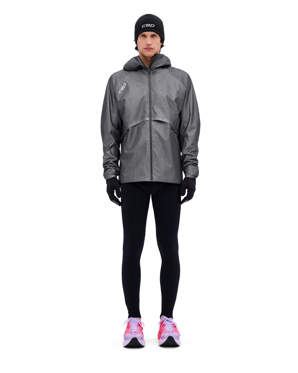 Pro Run 3-Layer Jacket, Men, Grey