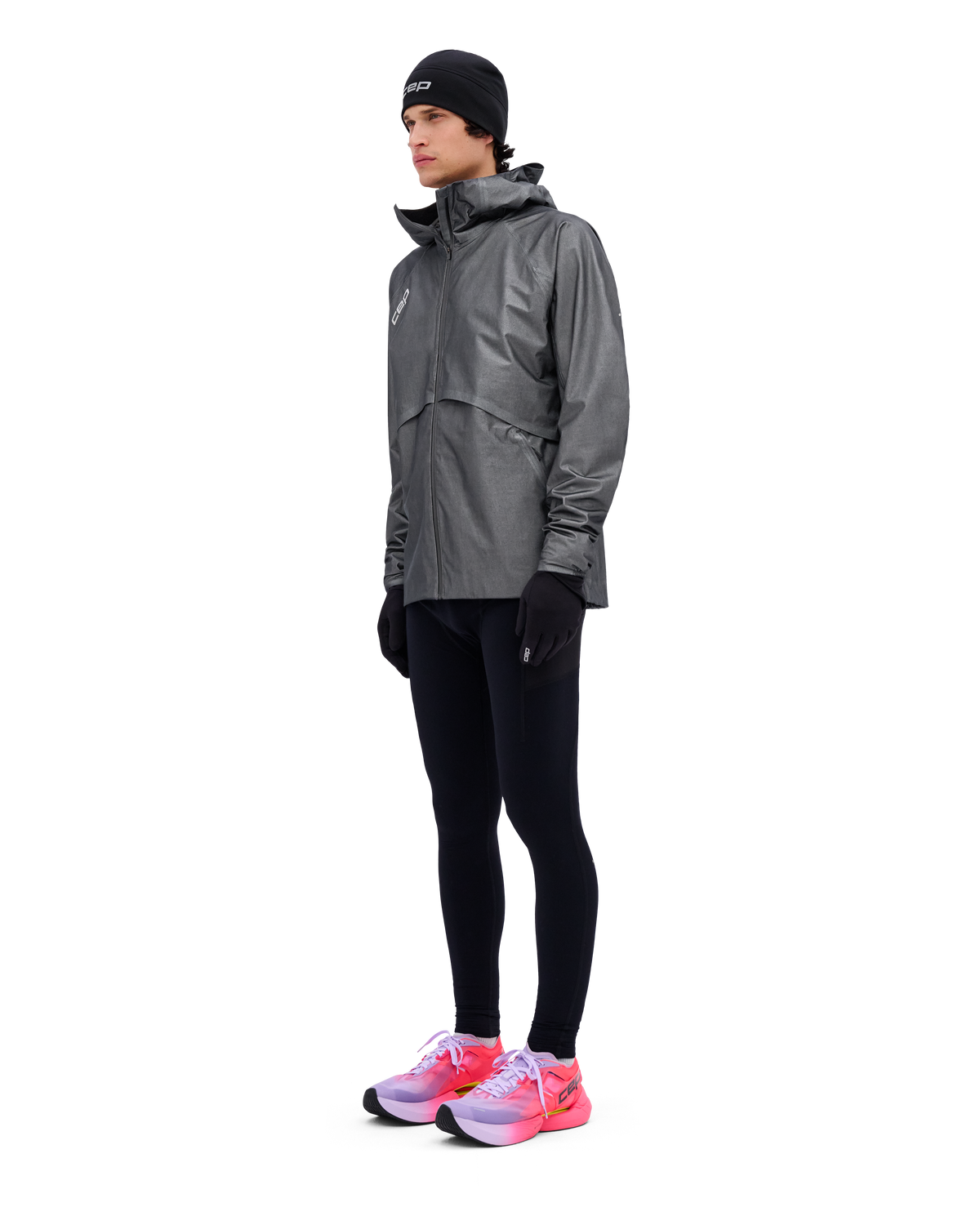 Pro Run 3-Layer Jacket, Men, Grey