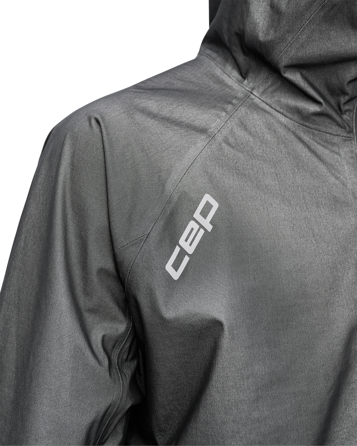 Pro Run 3-Layer Jacket, Men, Grey, close-up detail