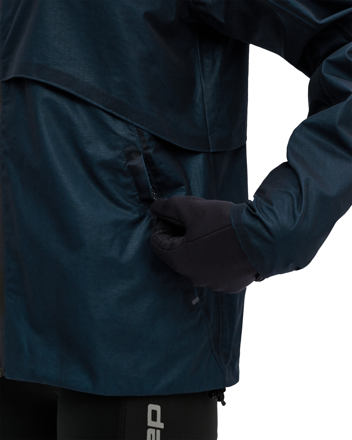Pro Run 3-Layer Jacket, Women, Blue, close-up detail