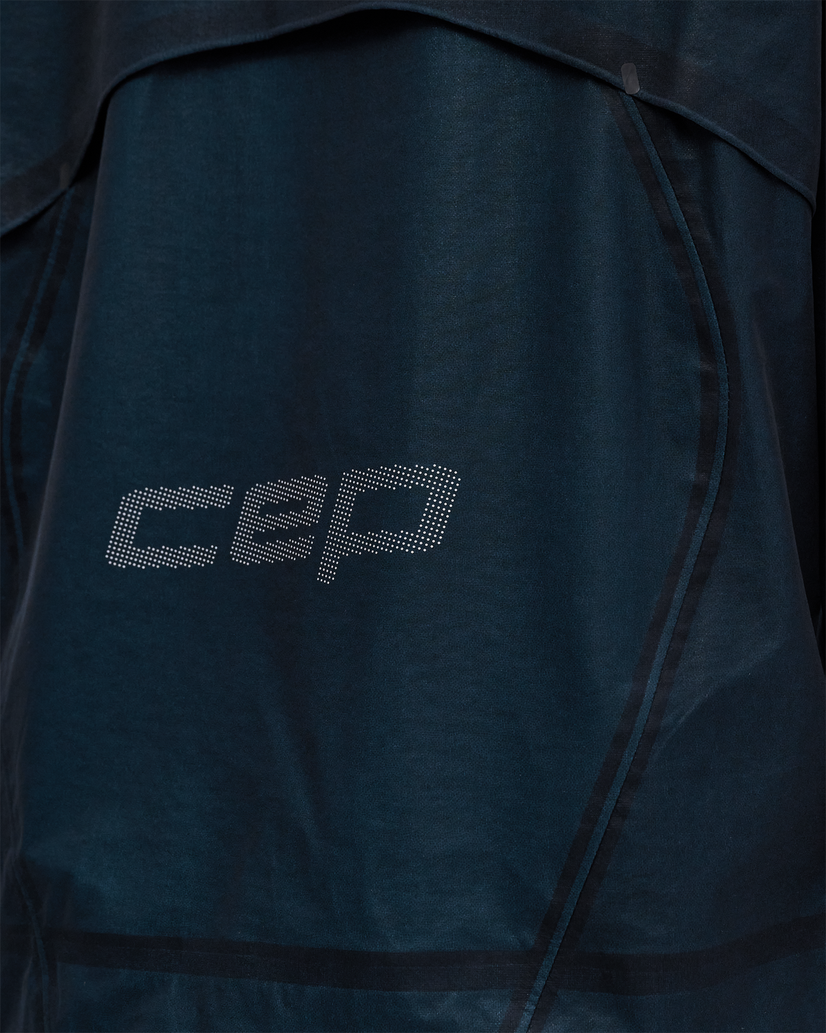 Pro Run 3-Layer Jacket, Women, Blue, close-up detail