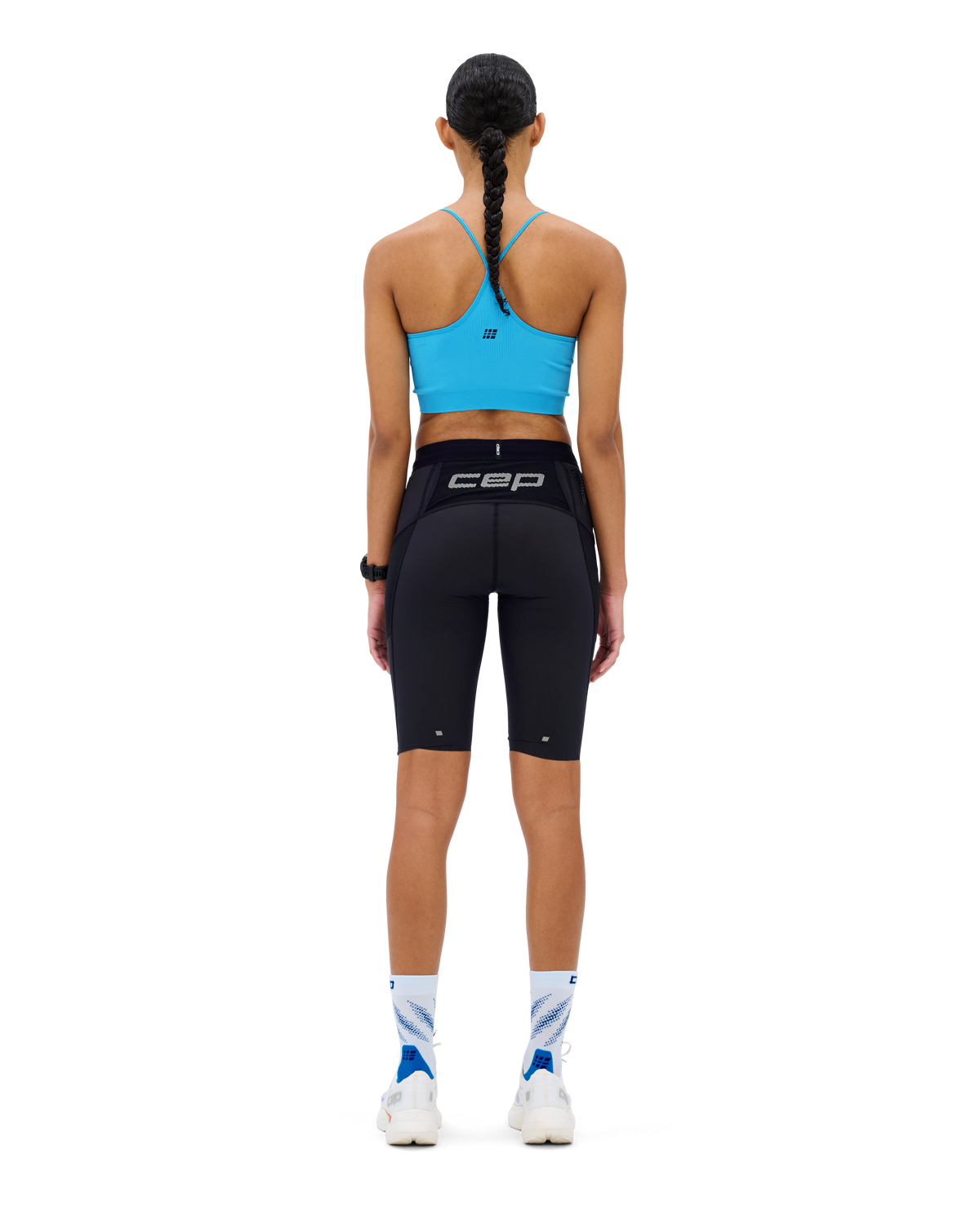 Pro Run Cargo Compression Shorts, Women, Black