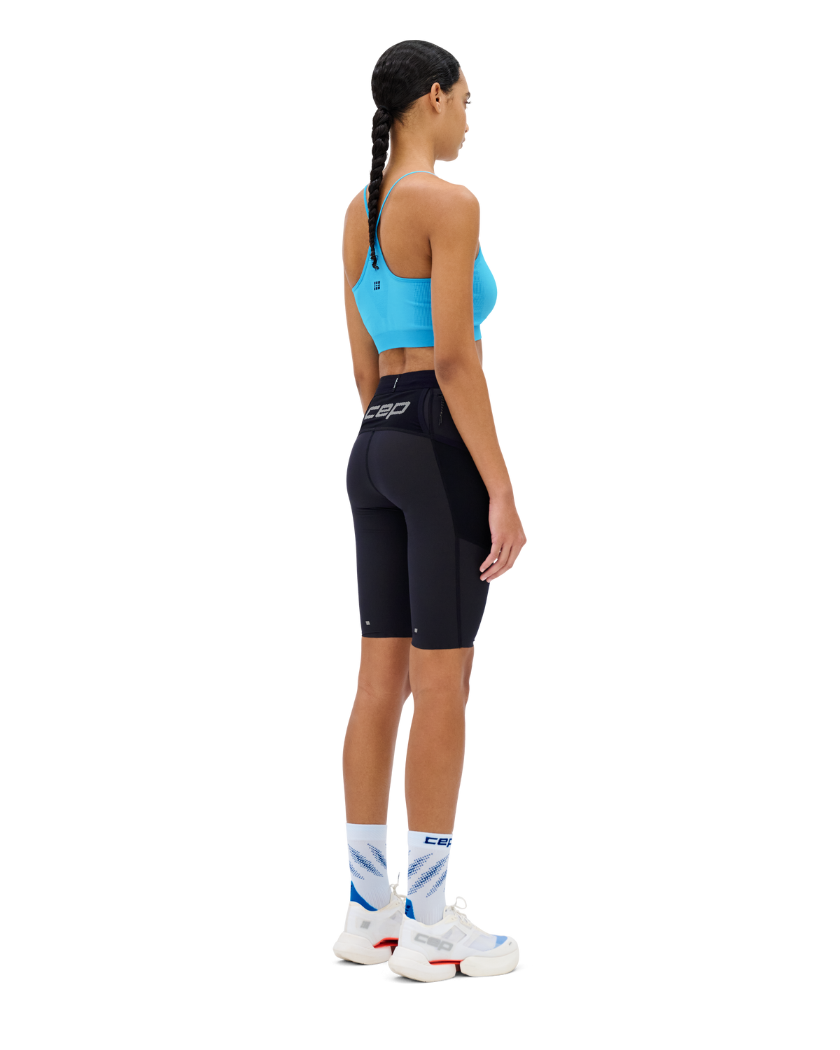 Pro Run Cargo Compression Shorts, Women, Black