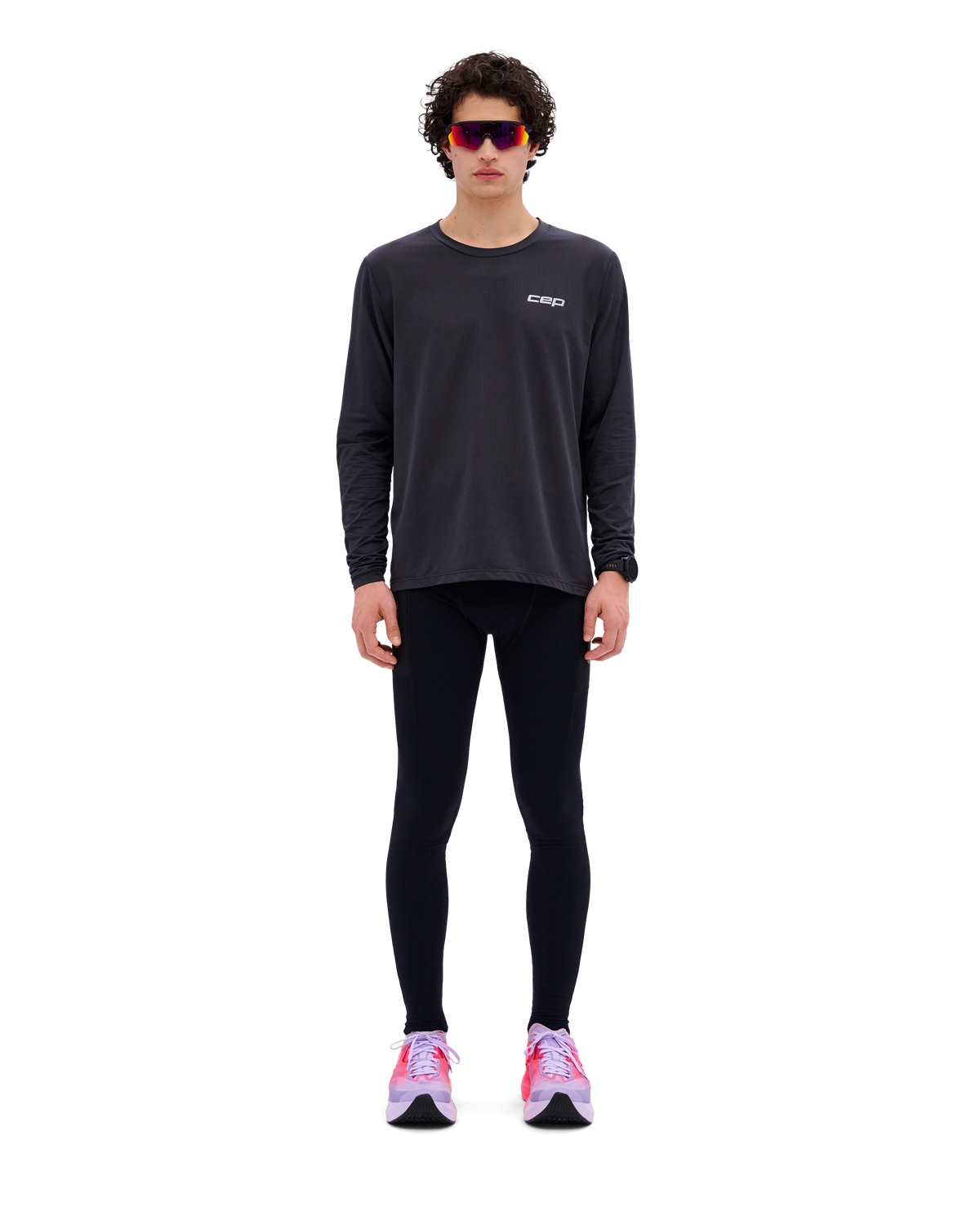 Pro Run Cargo Compression Tights, Men, Black