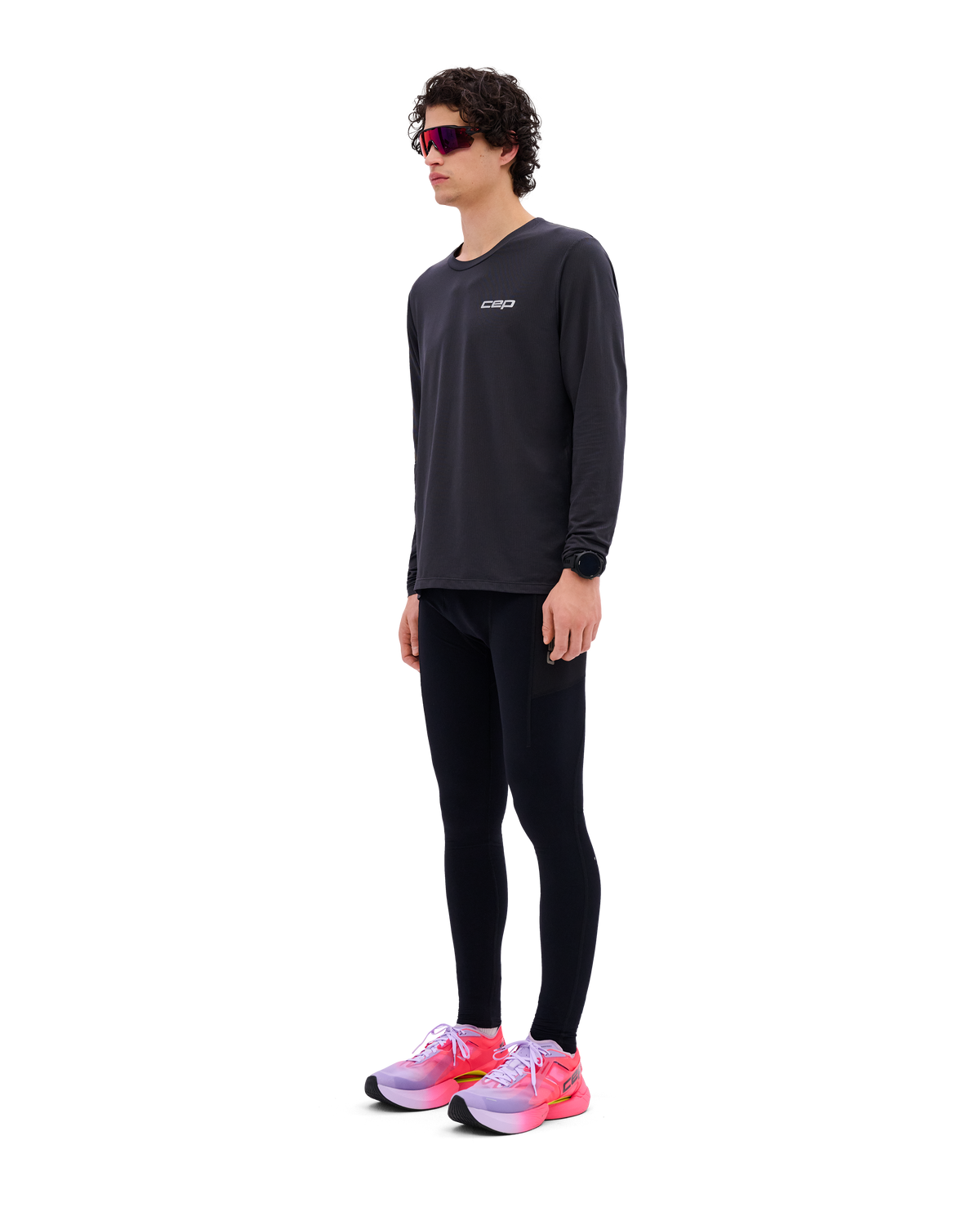 Pro Run Cargo Compression Tights, Men, Black