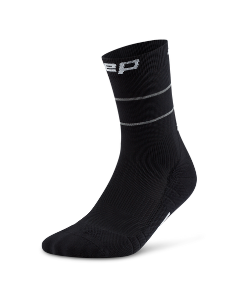Pro Run Reflective Mid Cut Compression Socks