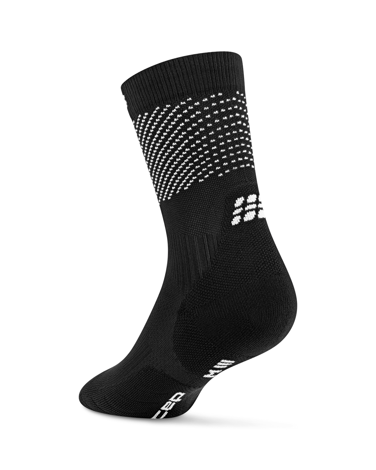 Pro Run Reflective Mid Cut Compression Socks