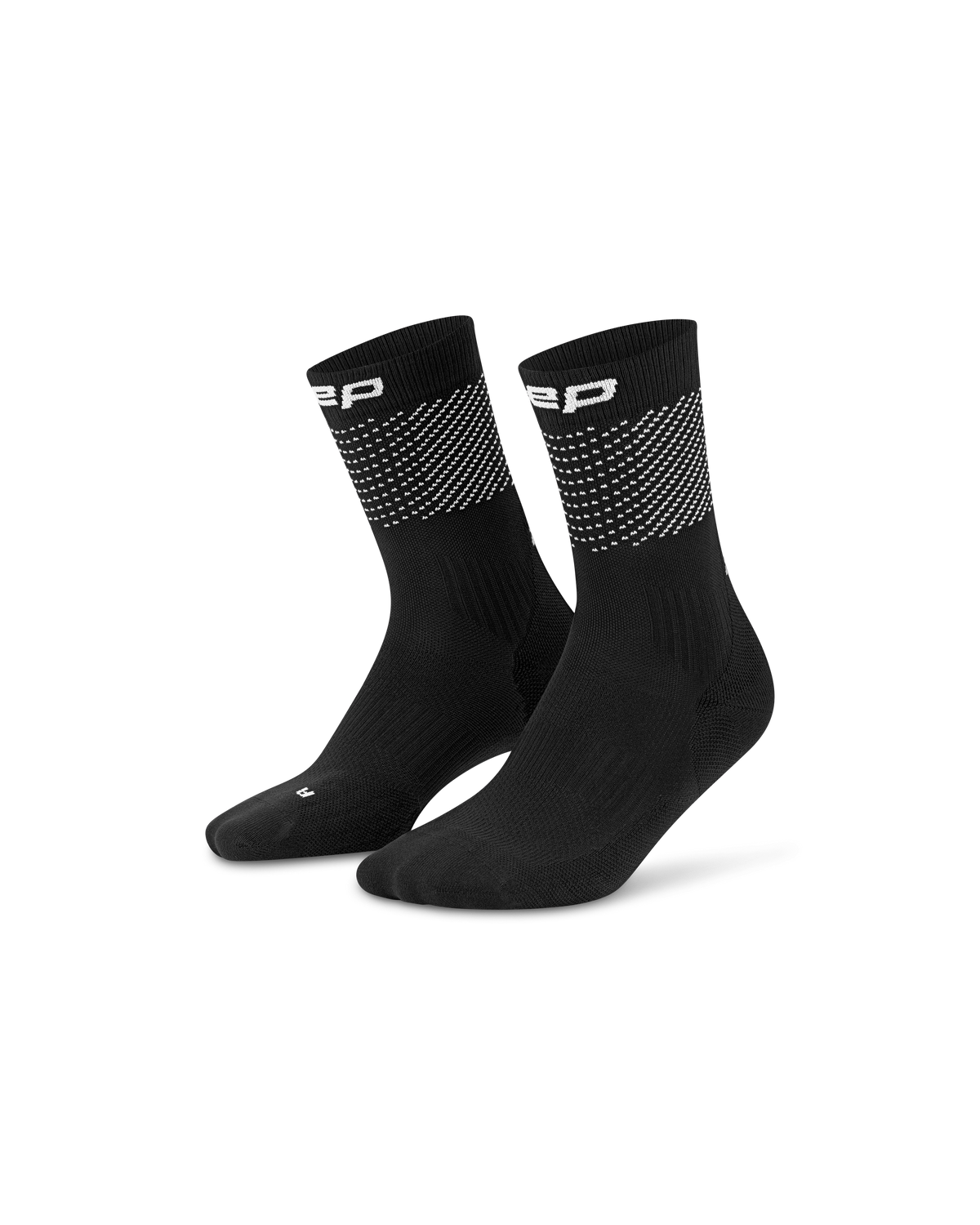 Pro Run Reflective Mid Cut Compression Socks