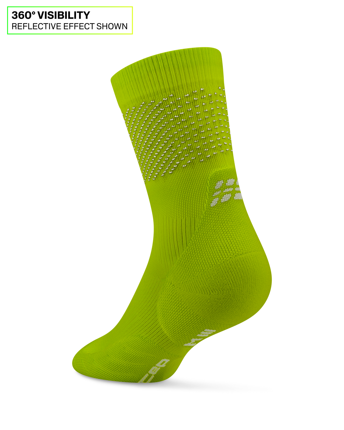 Pro Run Reflective Mid Cut Compression Socks