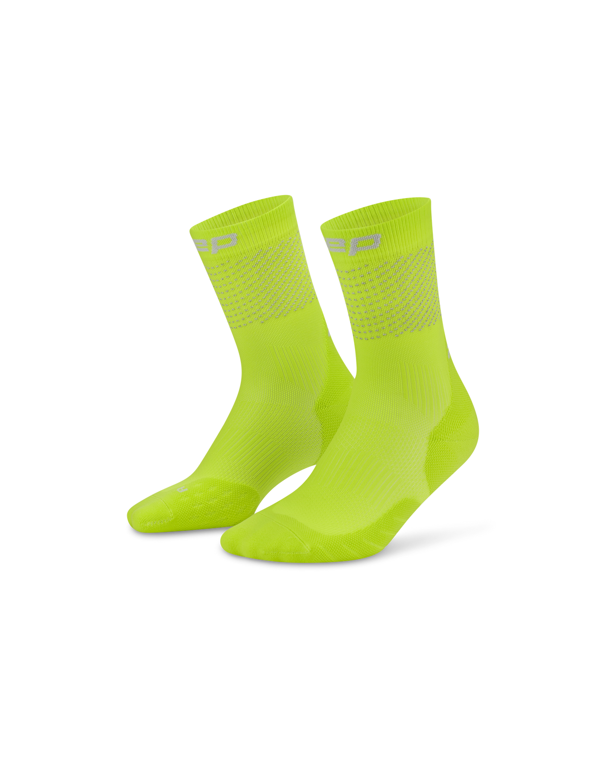 Pro Run Reflective Mid Cut Compression Socks
