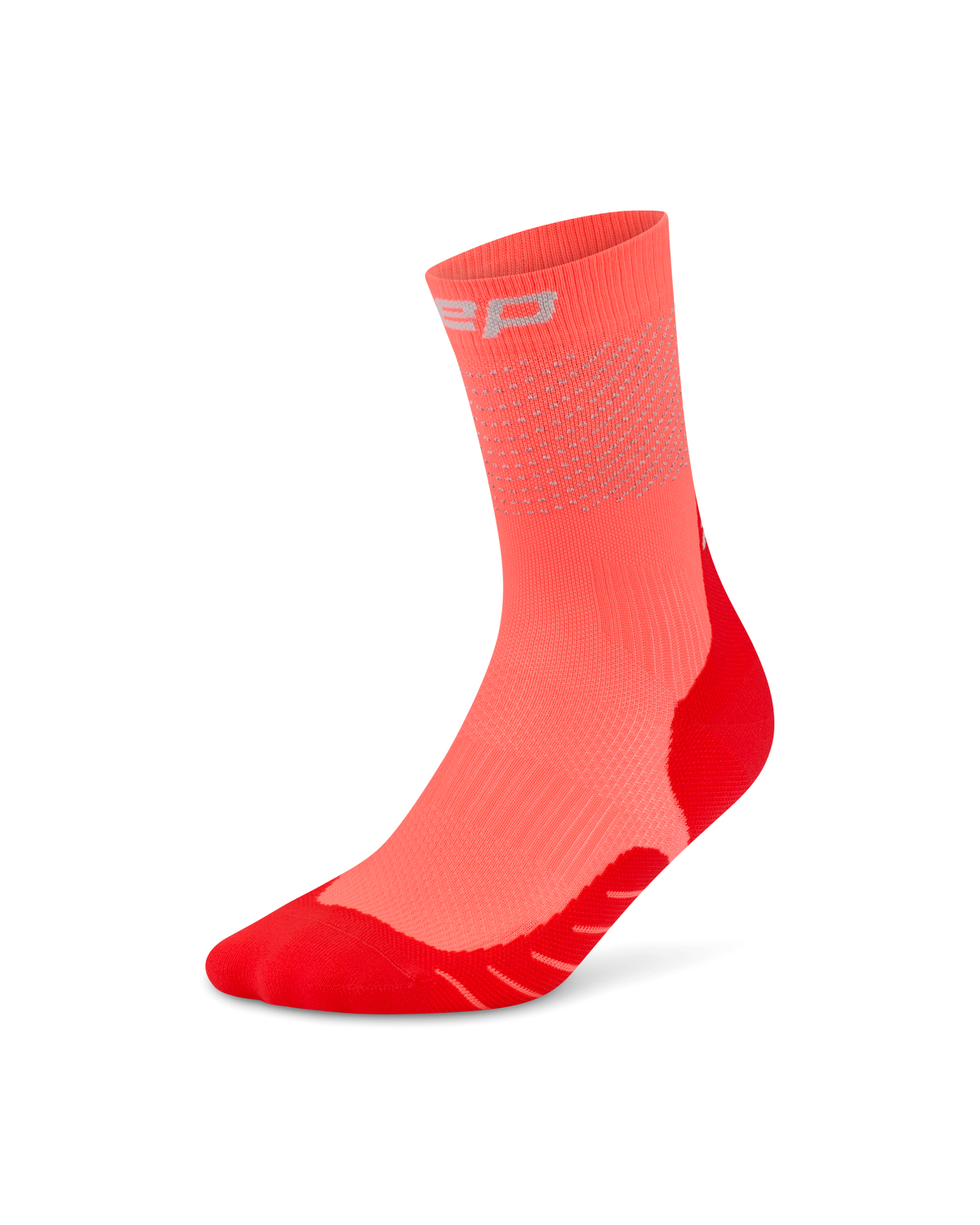 Pro Run Reflective Mid Cut Compression Socks