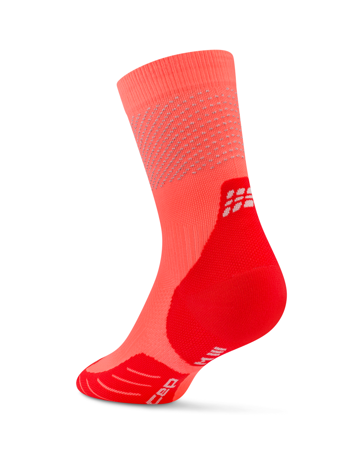 Pro Run Reflective Mid Cut Compression Socks
