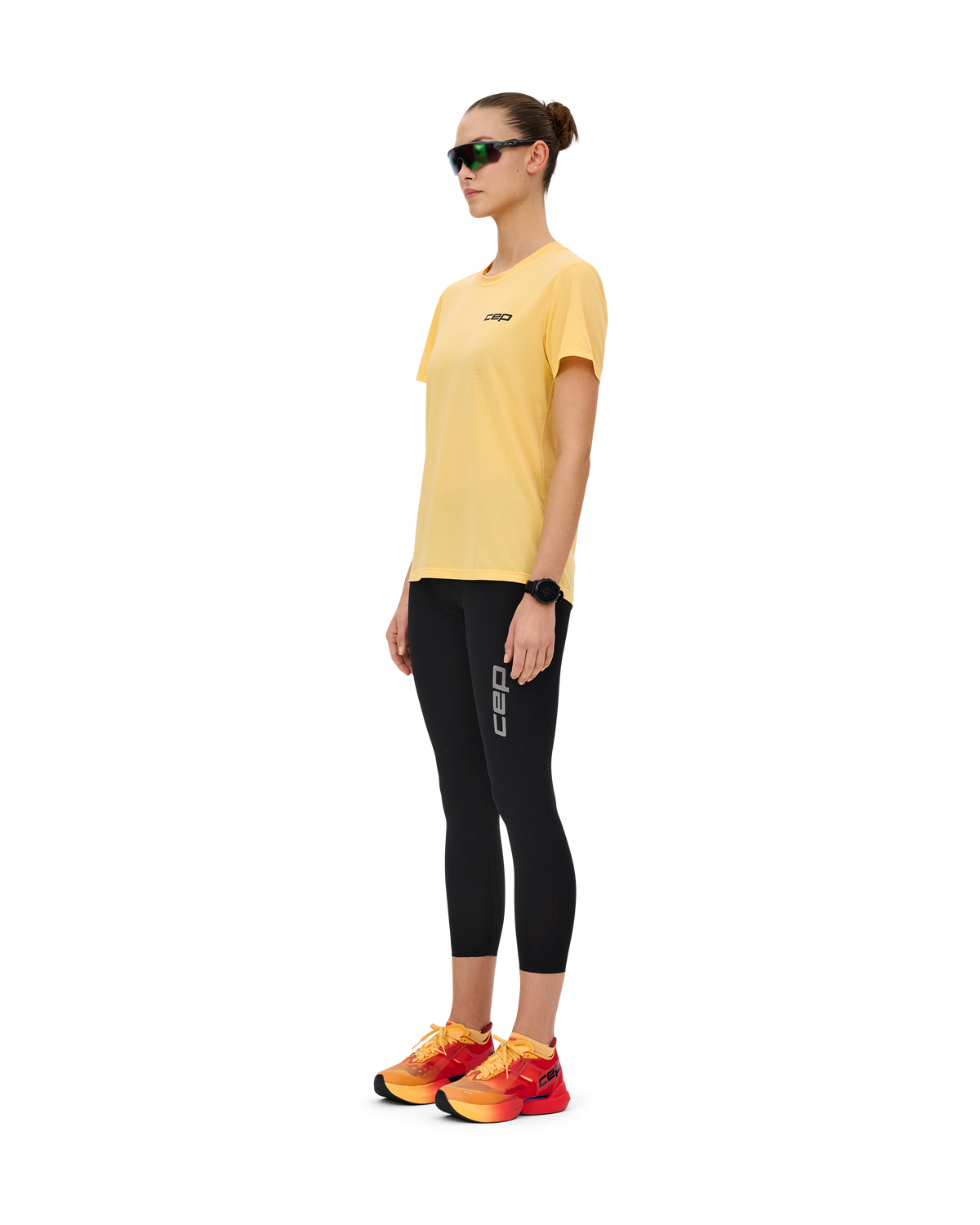 Pro Run Ultralight 7/8 Compression Tights, Women, Black