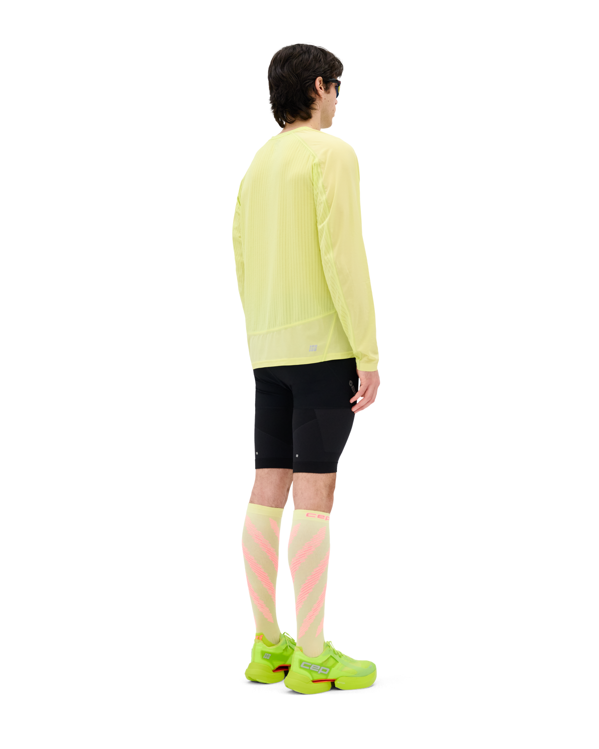 Pro Run Ultralight Long Sleeve Tech Shirt, Men, Lime