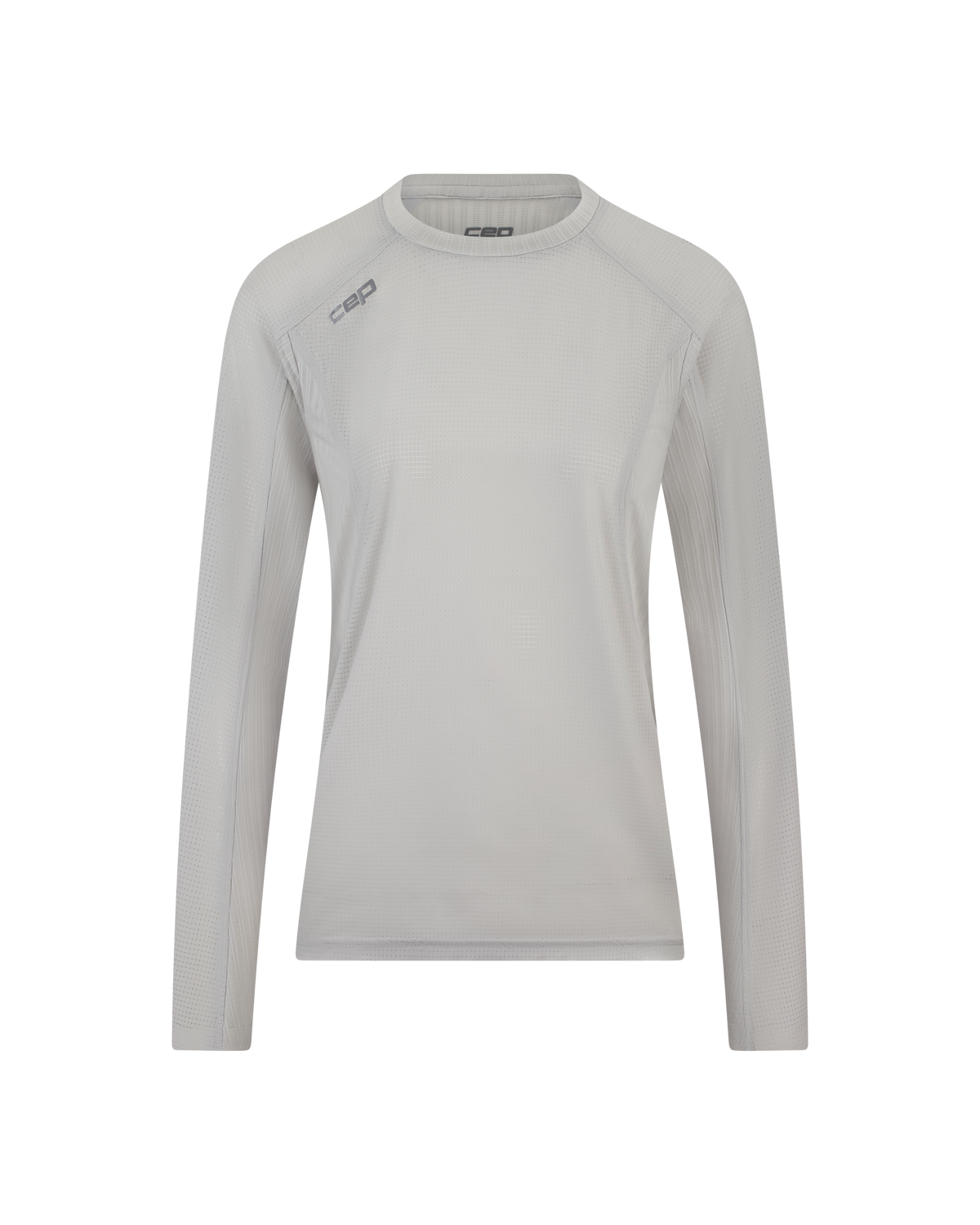 Pro Run Ultralight Long Sleeve Tech Shirt, Women, Light Grey