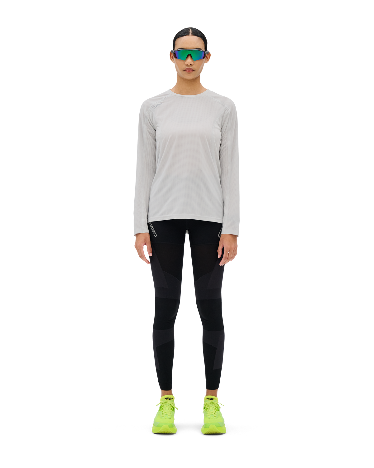 Pro Run Ultralight Long Sleeve Tech Shirt, Women, Light Grey
