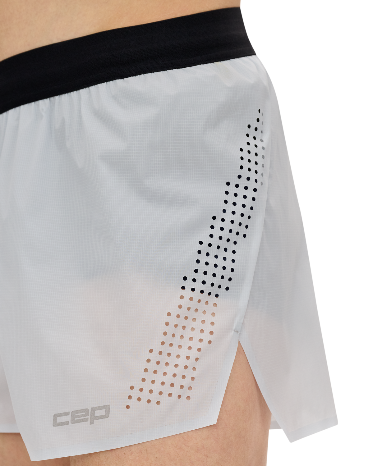 Pro Run Ultralight Loose Fit Shorts, Men, Light Grey, close-up detail
