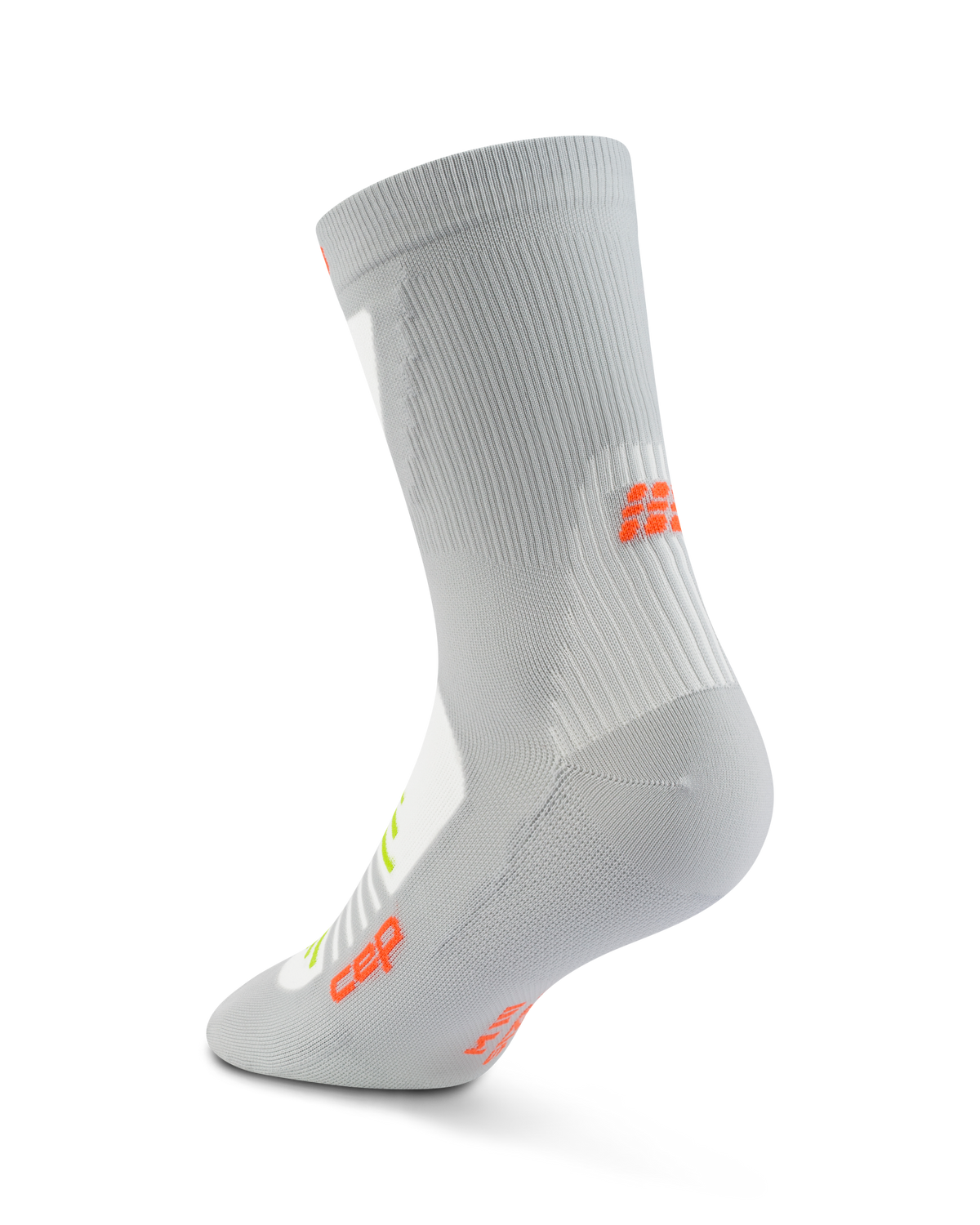 Pro Run Ultralight Mid Cut Compression Socks, Grey