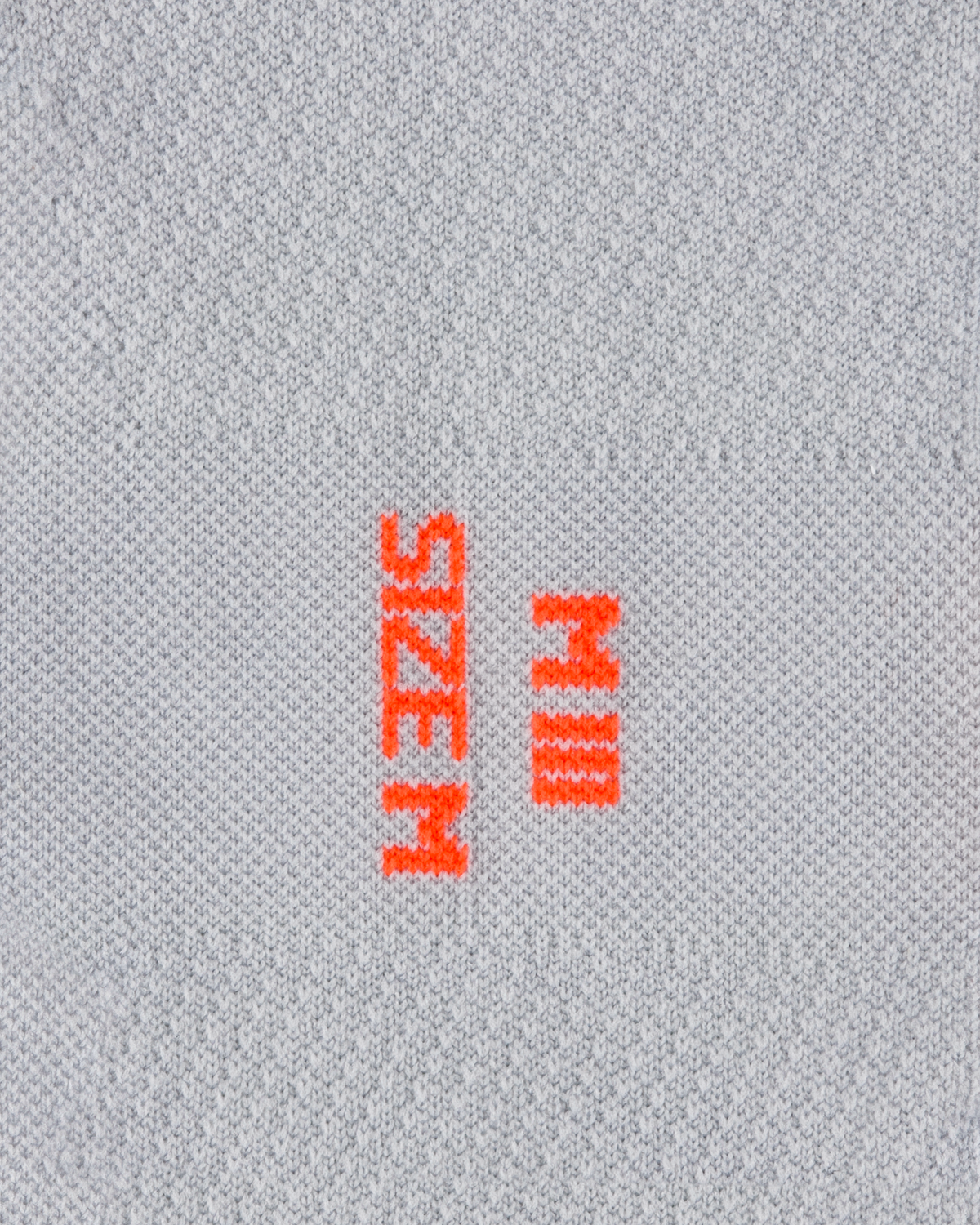 Pro Run Ultralight Mid Cut Compression Socks, Grey, close-up detail