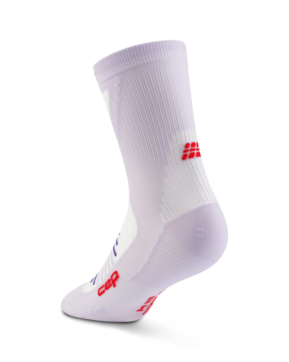 Pro Run Ultralight Mid Cut Compression Socks, Lilac