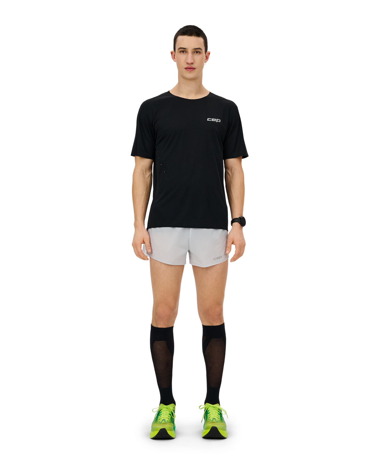 Pro Run Ultralight Short Sleeve Shirt, Men, Black