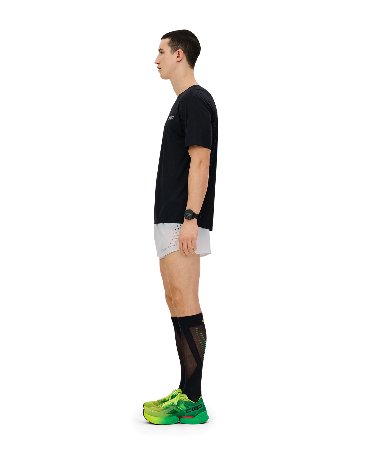Pro Run Ultralight Short Sleeve Shirt, Men, Black
