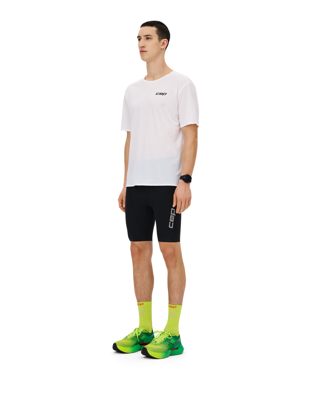 Pro Run Ultralight Short Sleeve Shirt, Men, White