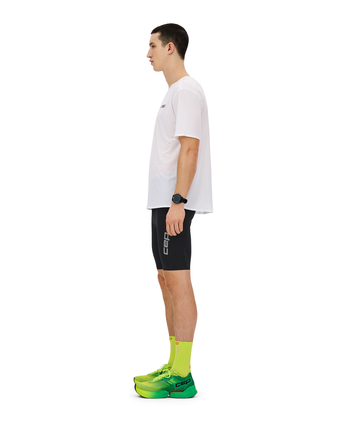 Pro Run Ultralight Short Sleeve Shirt, Men, White