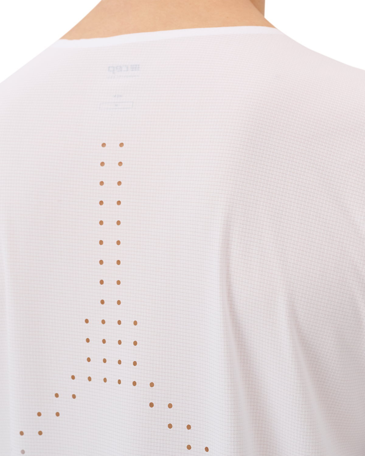 Pro Run Ultralight Short Sleeve Shirt, Men, White, close-up detail