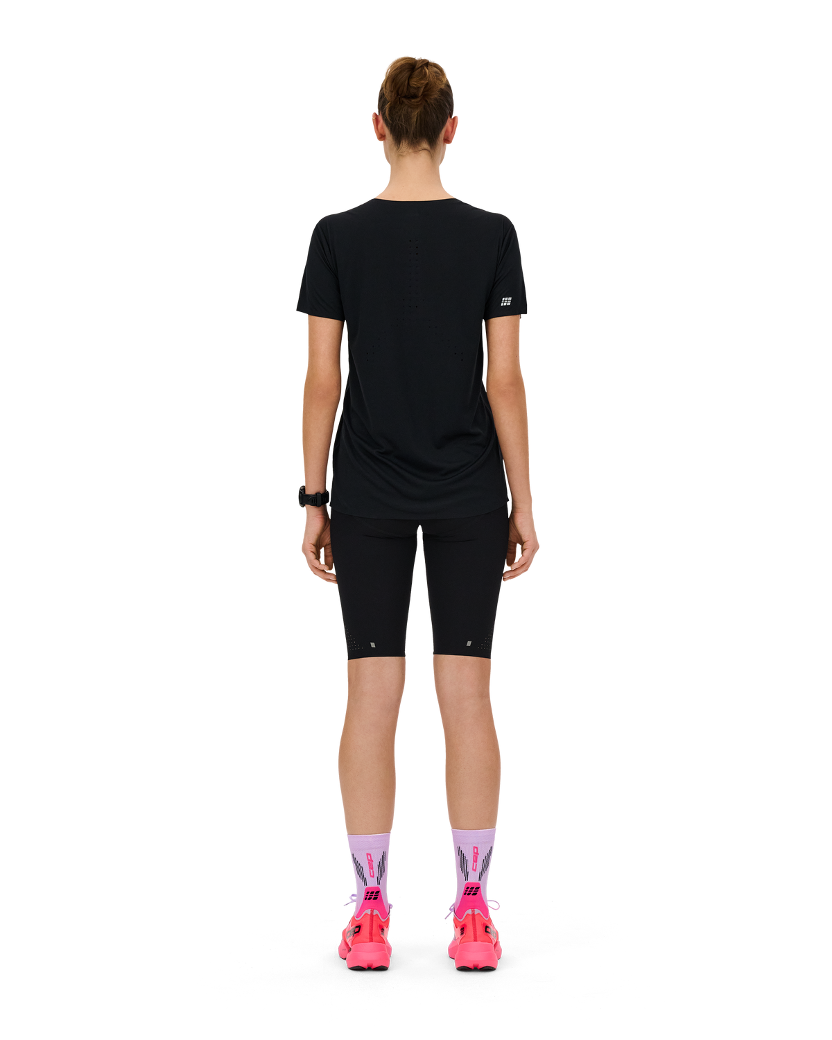 Pro Run Ultralight Short Sleeve Shirt, Women, Black