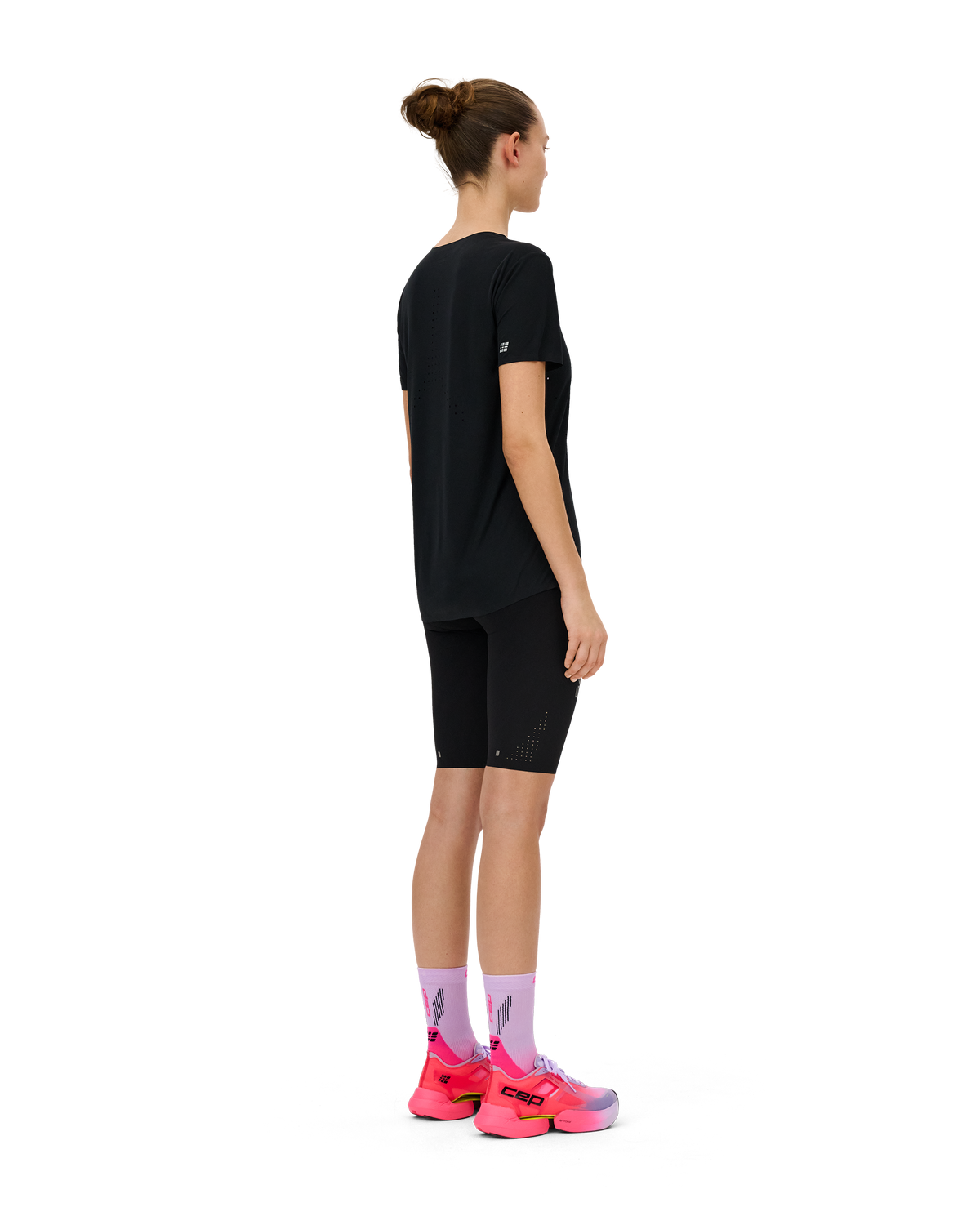 Pro Run Ultralight Short Sleeve Shirt, Women, Black