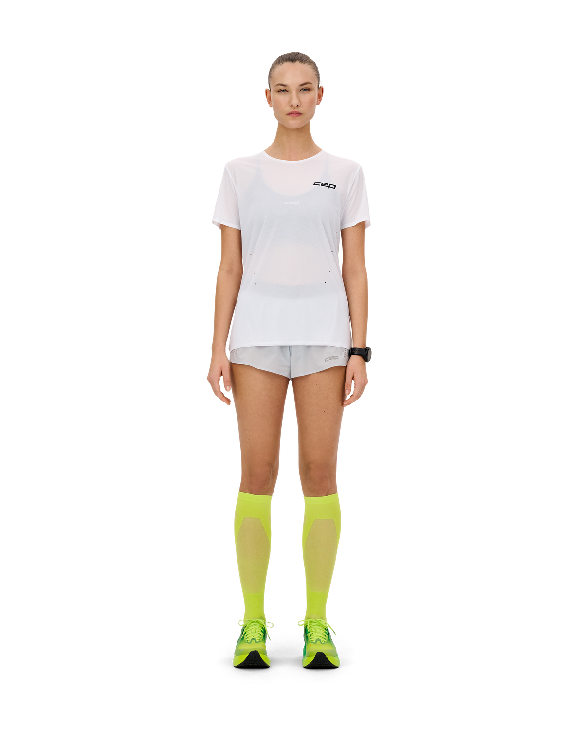 Pro Run Ultralight Short Sleeve Shirt, Women, White
