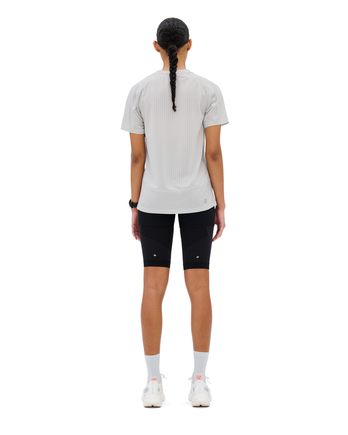 Pro Run Ultralight Short Sleeve Tech Shirt, Women, Light Grey