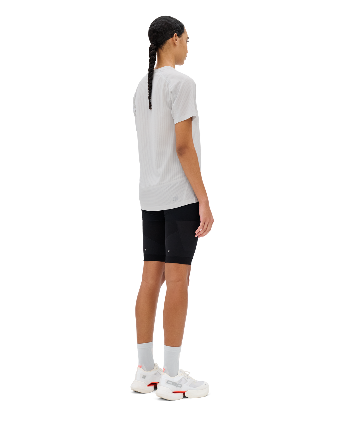 Pro Run Ultralight Short Sleeve Tech Shirt, Women, Light Grey