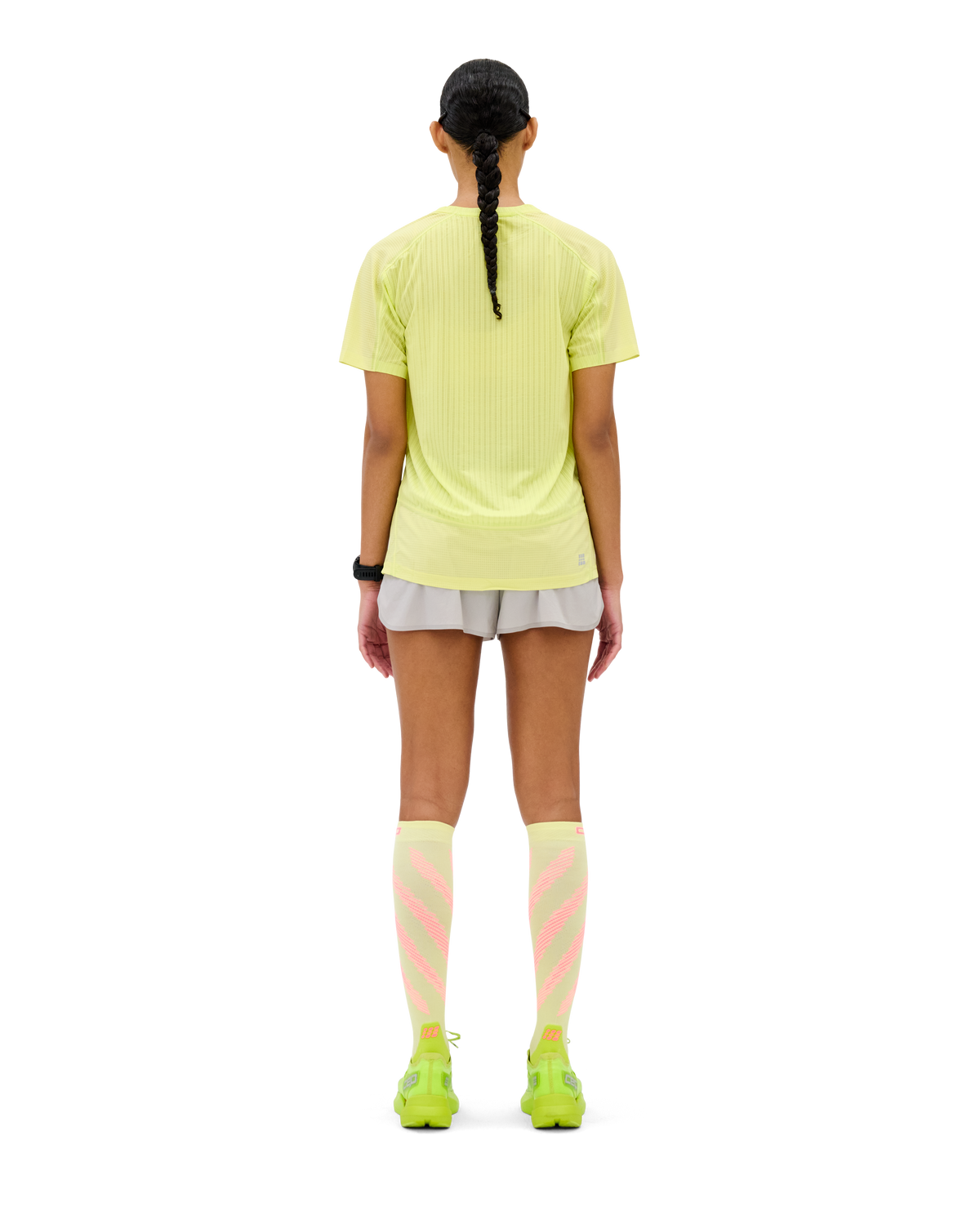 Pro Run Ultralight Short Sleeve Tech Shirt, Women, Lime