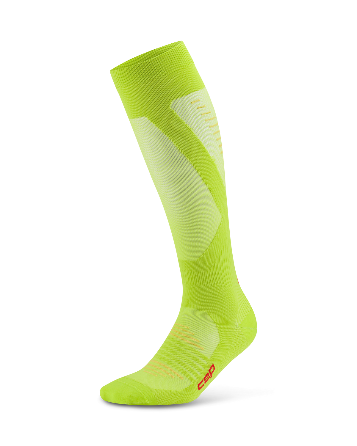 Pro Run Ultralight Tall Compression Socks, Women, Lime